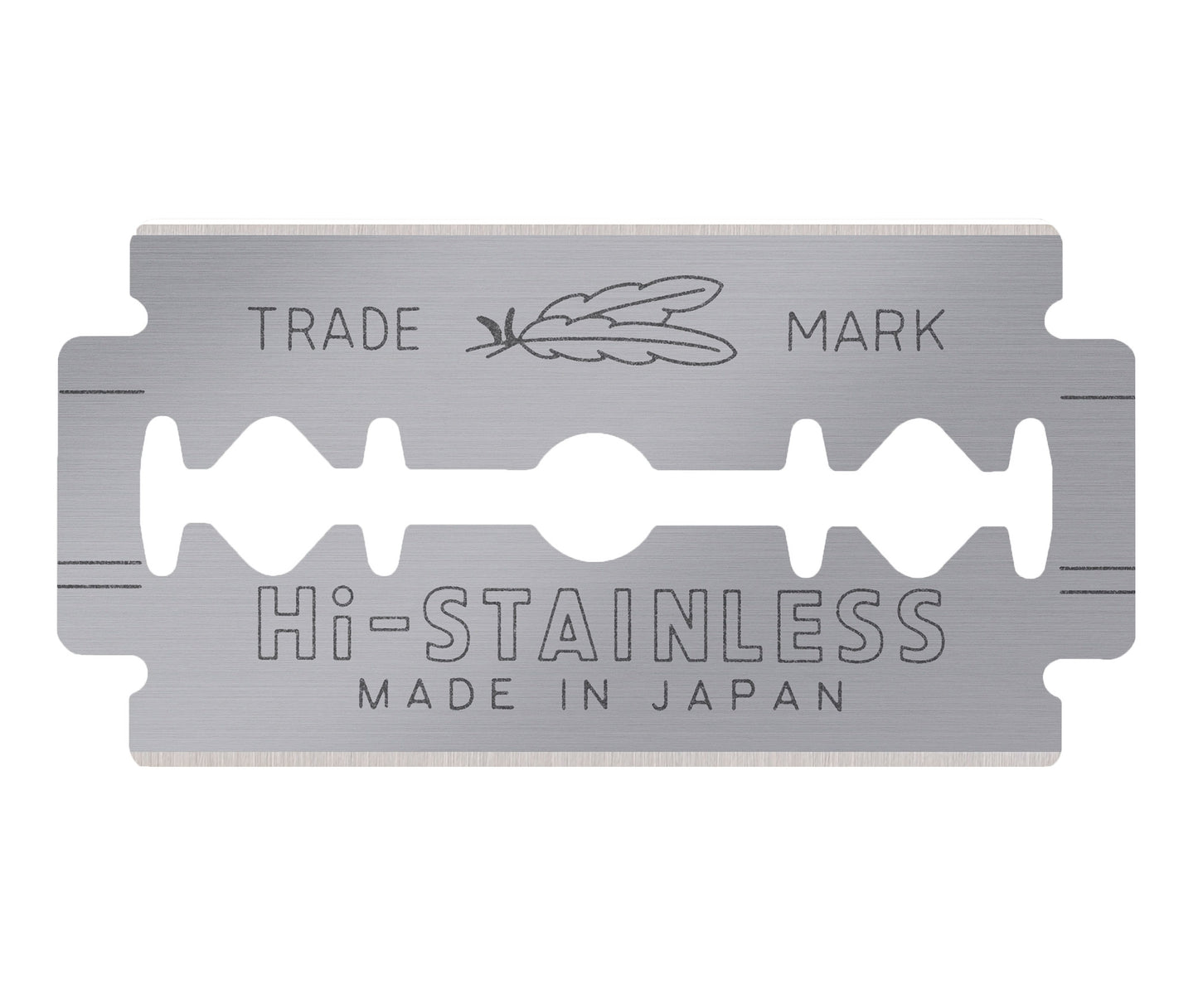 Feather Stainless Steel Double Edge Blades, 10 Blades